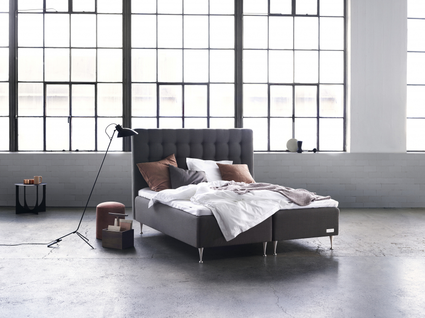 Carpe Diem Beds Malö Ramsäng Luxury Dark Gray 80x200 cm
