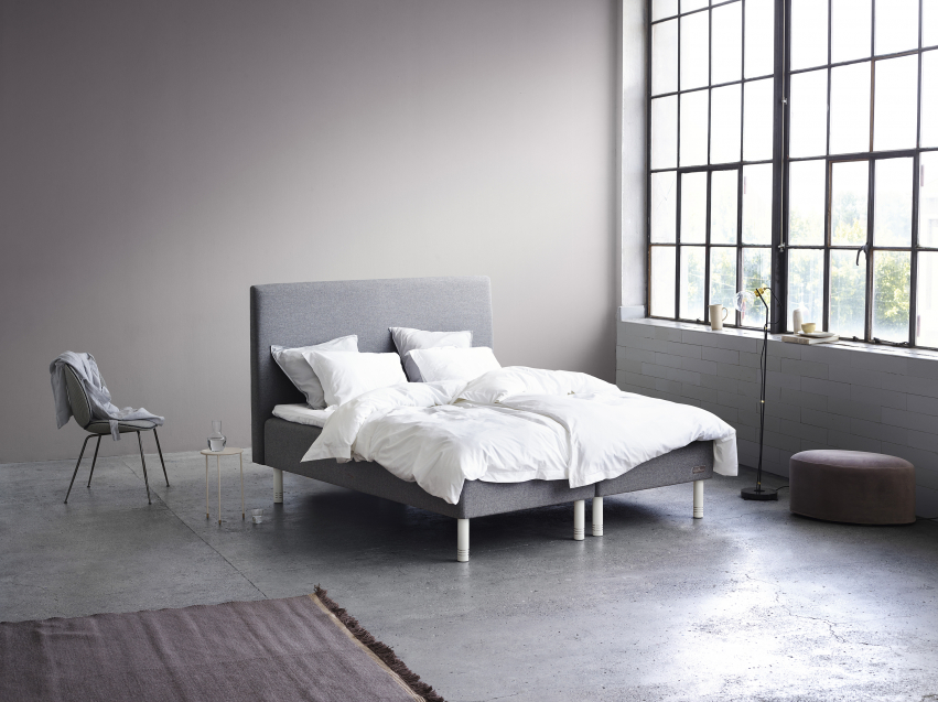 Carpe Diem Beds Koster Luxury Light Grey 140x210 cm