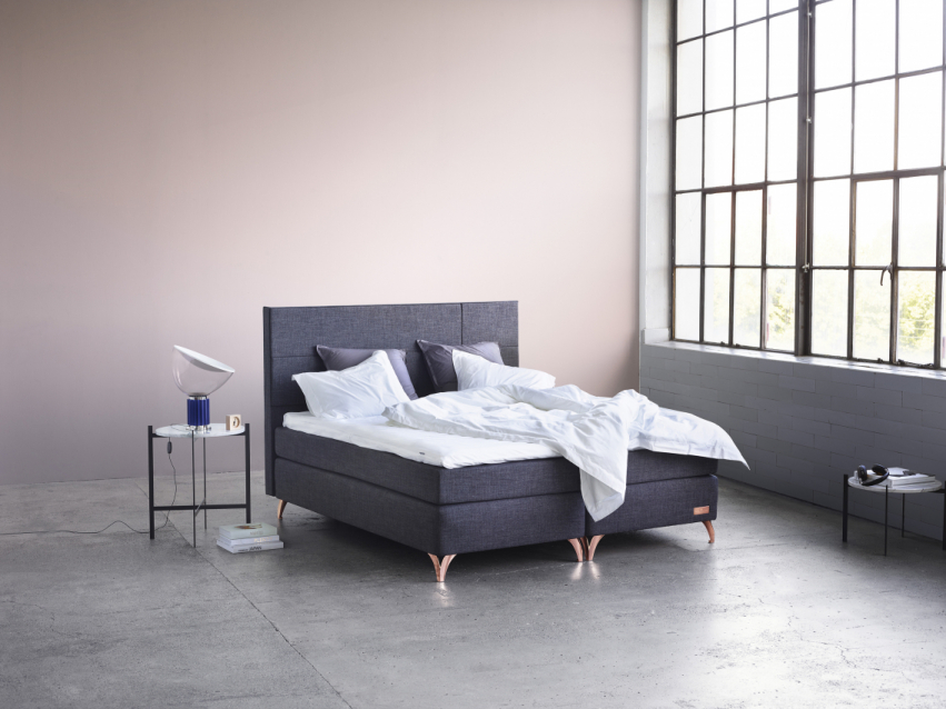 Carpe Diem Beds Härmanö Kontinentalsäng Luxury Dark Grey 210x200 cm