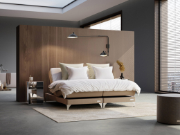 Carpe Diem Beds Marstrand Ställbar Säng Luxury Dark Grey 90x210 cm